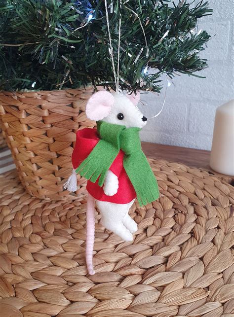 mice christmas tree ornaments|More.